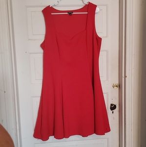 Red Skater Dress